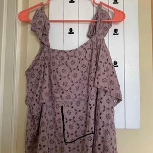 American eagle cold shoulder top